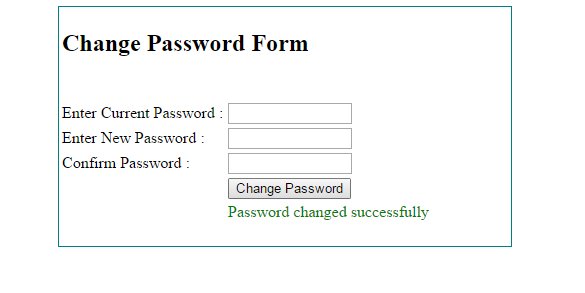 How To Change Password In Asp Net Using C