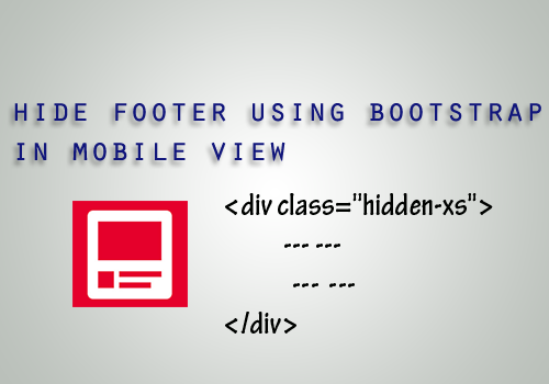 footer bootstrap code