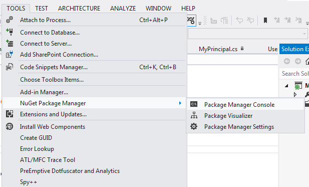 nuget package manager console install newtonsoft json 4.5