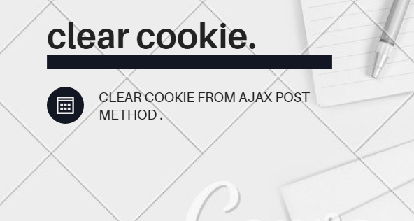 clear cookie from ajax post method using asp net mvc form authentication