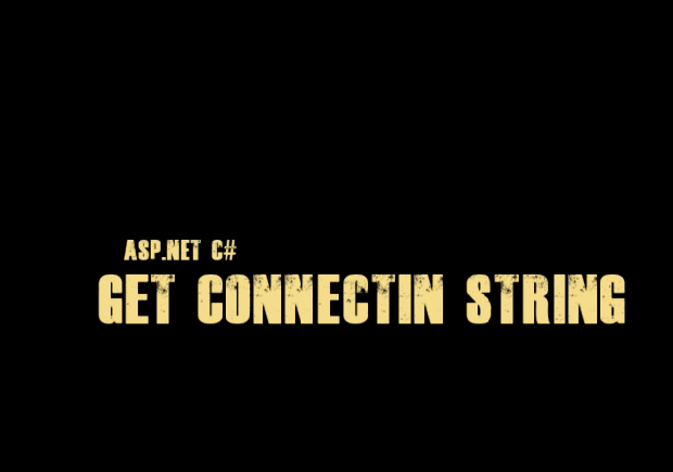 asp net connection string example